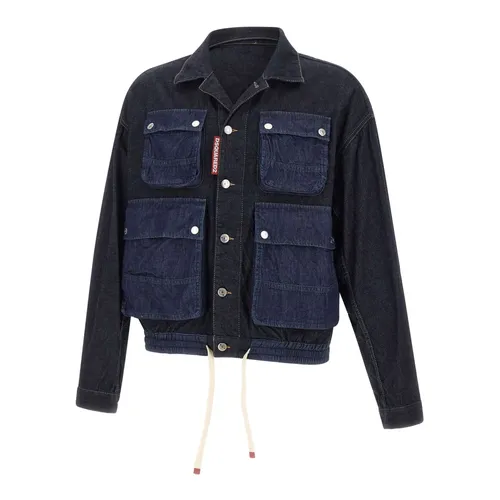 Jackets > Denim Jackets - - Dsquared2 - Modalova