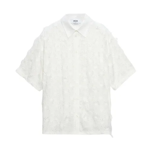 Shirts > Short Sleeve Shirts - - Msgm - Modalova