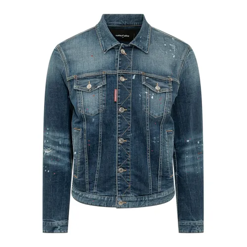 Jackets > Denim Jackets - - Dsquared2 - Modalova