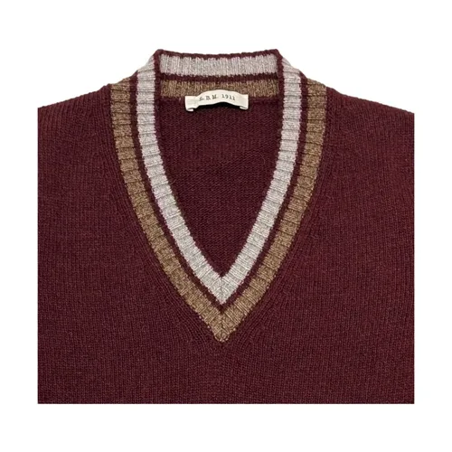 Knitwear > V-neck Knitwear - - L.b.m. 1911 - Modalova