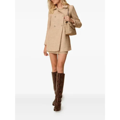 Coats > Double-Breasted Coats - - Twinset - Modalova