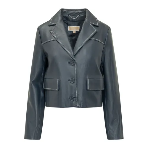 Jackets > Leather Jackets - - Michael Kors - Modalova