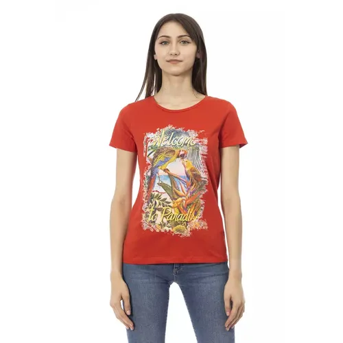 Trussardi - Tops > T-Shirts - Red - Trussardi - Modalova