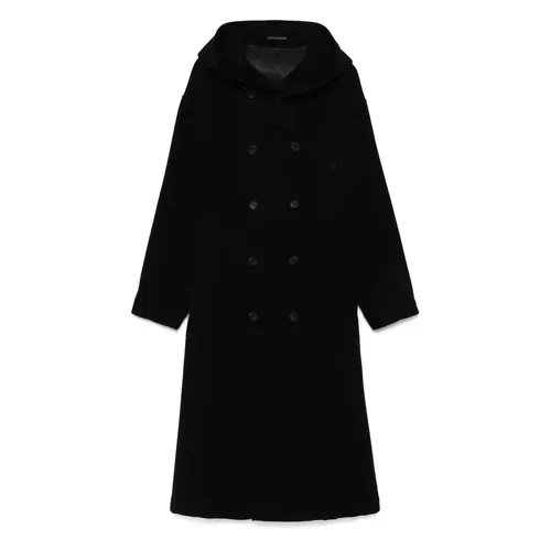 Coats > Double-Breasted Coats - - Yohji Yamamoto - Modalova