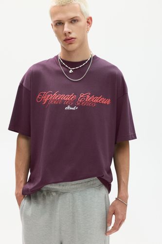 T-Shirt Boxy Createur - Pull&Bear - Modalova