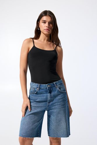 Top À Bretelles Fines En Polyamide - Pull&Bear - Modalova