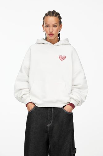 Sweat Stwd Cœurs Capuche - Pull&Bear - Modalova