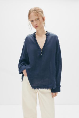 Chemise Oversize À Smock - Pull&Bear - Modalova