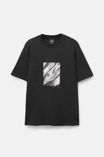 T-Shirt Noir Imprimé Photographique Gloria Silva - Pull&Bear - Modalova