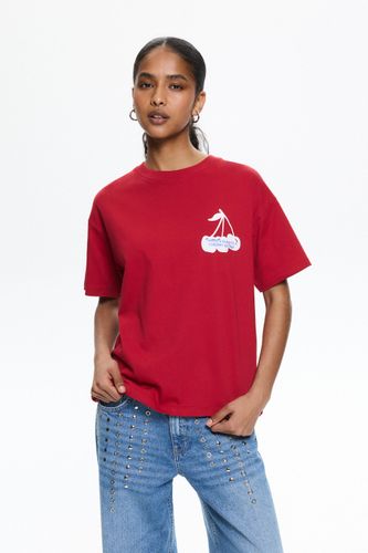 T-Shirt Graphique Cerises - Pull&Bear - Modalova