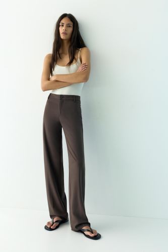 Pantalon Habillé Straight - Pull&Bear - Modalova