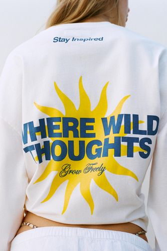 T-Shirt Graphique Soleil - Pull&Bear - Modalova