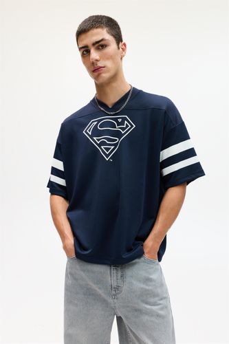 T-Shirt Superman Mesh - Pull&Bear - Modalova