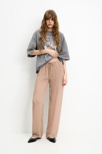 Pantalon Fluide Semi-Transparent - Pull&Bear - Modalova