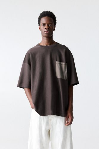 Sweat À Manches Courtes Et Poche - Pull&Bear - Modalova
