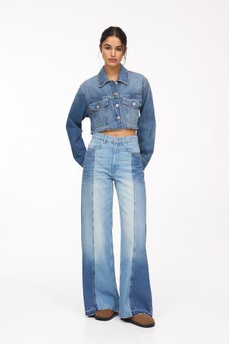 Jean Large Patchwork - Pull&Bear - Modalova