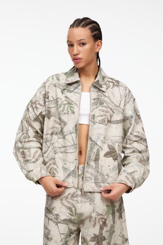 Veste Utilitaire Imprimé Feuilles - Pull&Bear - Modalova