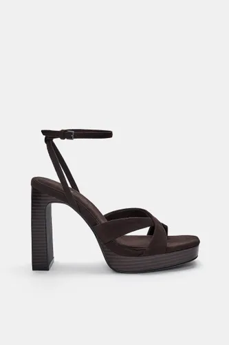 Sandales À Talon Plateforme - Pull&Bear - Modalova