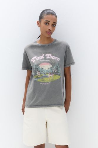 T-Shirt Corée - Pull&Bear - Modalova