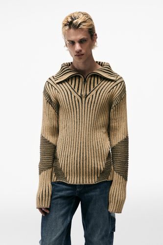 Pull Contrastes Col Zippé Lueder - Pull&Bear - Modalova