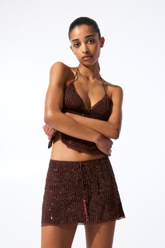 Minijupe Paillettes - Pull&Bear - Modalova