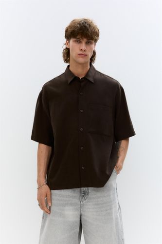Chemise Fluide À Manches Courtes - Pull&Bear - Modalova