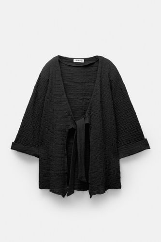 Blouse Rustique Nœud Sur Le Devant - Pull&Bear - Modalova