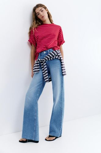 Jean Wide Leg Taille Haute - Pull&Bear - Modalova