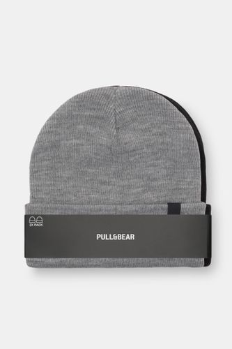 Lot 2 Bonnets Beanie - Pull&Bear - Modalova