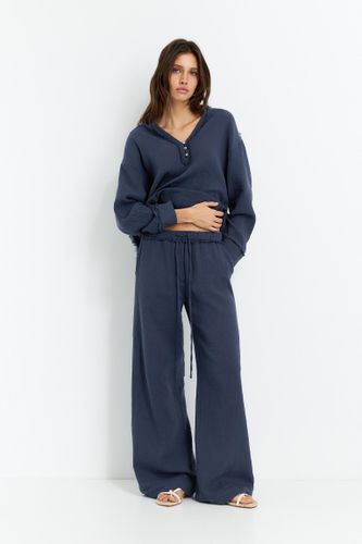 Pantalon Jogging À Smock - Pull&Bear - Modalova