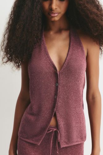 Top En Maille Encolure Américaine - Pull&Bear - Modalova