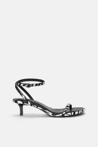 Sandales Talon Zèbre Cuir - Pull&Bear - Modalova