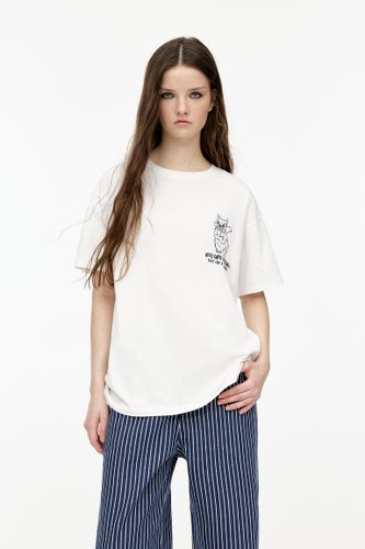 T-Shirt Imprimé Écureuil - Pull&Bear - Modalova