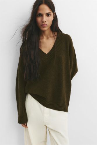 Pull Col En V - Pull&Bear - Modalova
