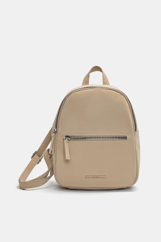 Mini Sac À Dos Enduit - Pull&Bear - Modalova