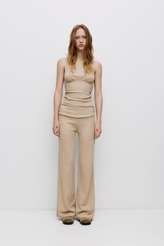 Pantalon Flare Bambula - Pull&Bear - Modalova