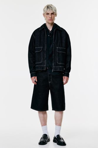 Bermuda Skater Noire - Pull&Bear - Modalova