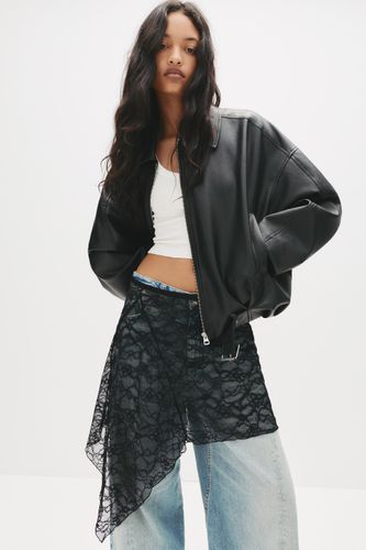 Jupe Asymétrique En Dentelle - Pull&Bear - Modalova
