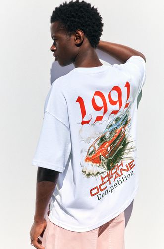 T-Shirt Graphique Voitures - Pull&Bear - Modalova