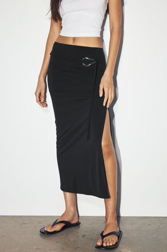 Jupe Midi À Boucle - Pull&Bear - Modalova
