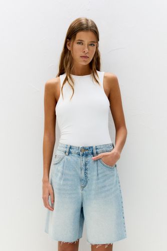 Body En Polyamide À Dos Asymétrique - Pull&Bear - Modalova