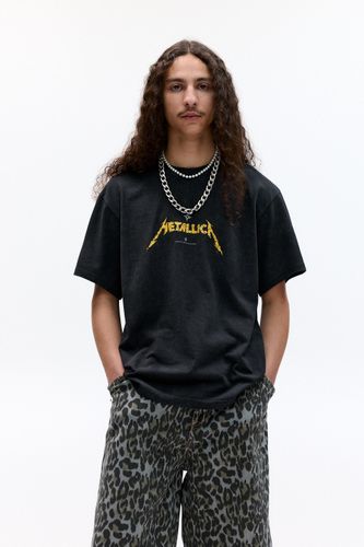 T-Shirt Noir Metallica - Pull&Bear - Modalova
