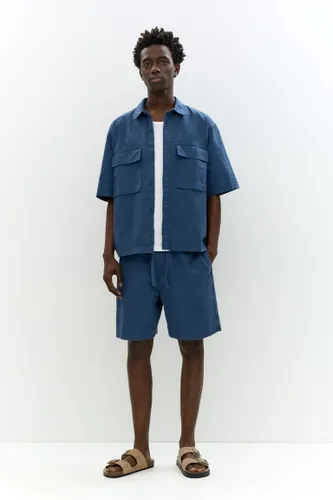 Short Jogging Lin Mélangé - Pull&Bear - Modalova