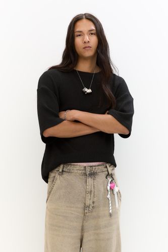 T-Shirt Boxy En Maille - Pull&Bear - Modalova