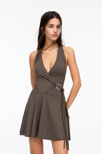 Robe Courte À Boucle - Pull&Bear - Modalova