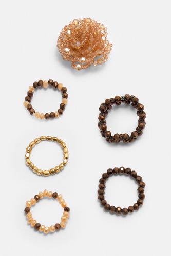 Lot 6 Anneaux Perles - Pull&Bear - Modalova