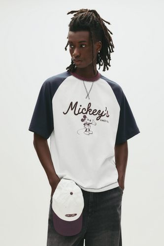 T-Shirt Mickey Mouse Manches Raglan - Pull&Bear - Modalova