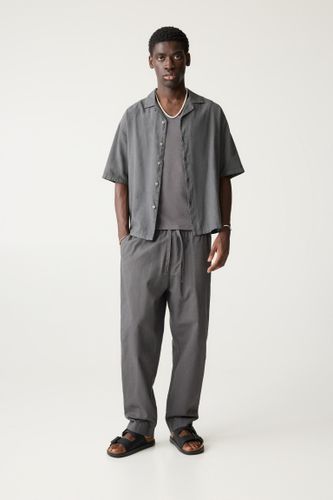 Pantalon De Jogging Lin Mélangé - Pull&Bear - Modalova