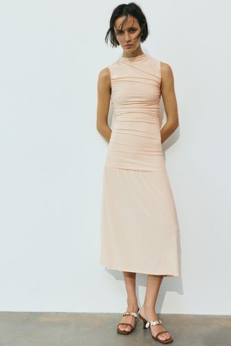 Robe Midi Fronces - Pull&Bear - Modalova