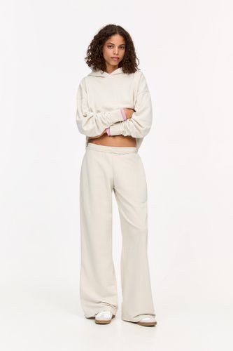 Pantalon De Survêtement Taille Effilochée - Pull&Bear - Modalova
